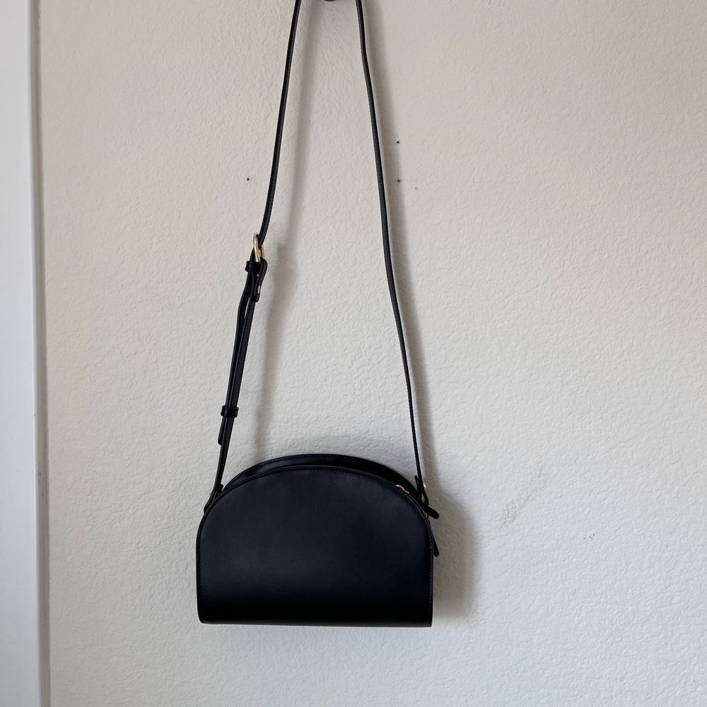 Quince Italian Leather Dome Crossbody